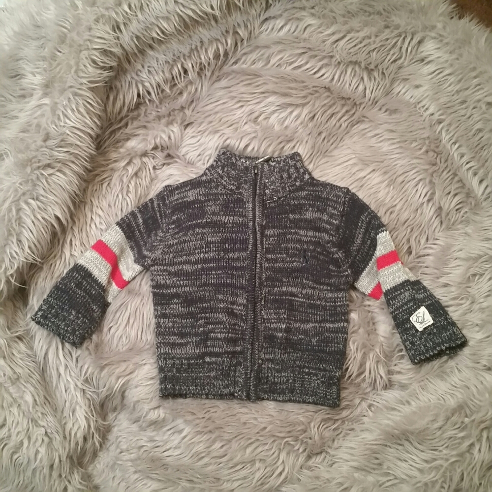 English Laundry zipper sweater jacket, 12M